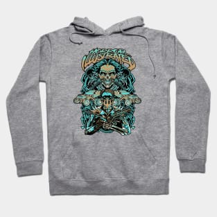 HORROR ILLUSTRATED MAD MAX BLUE Hoodie